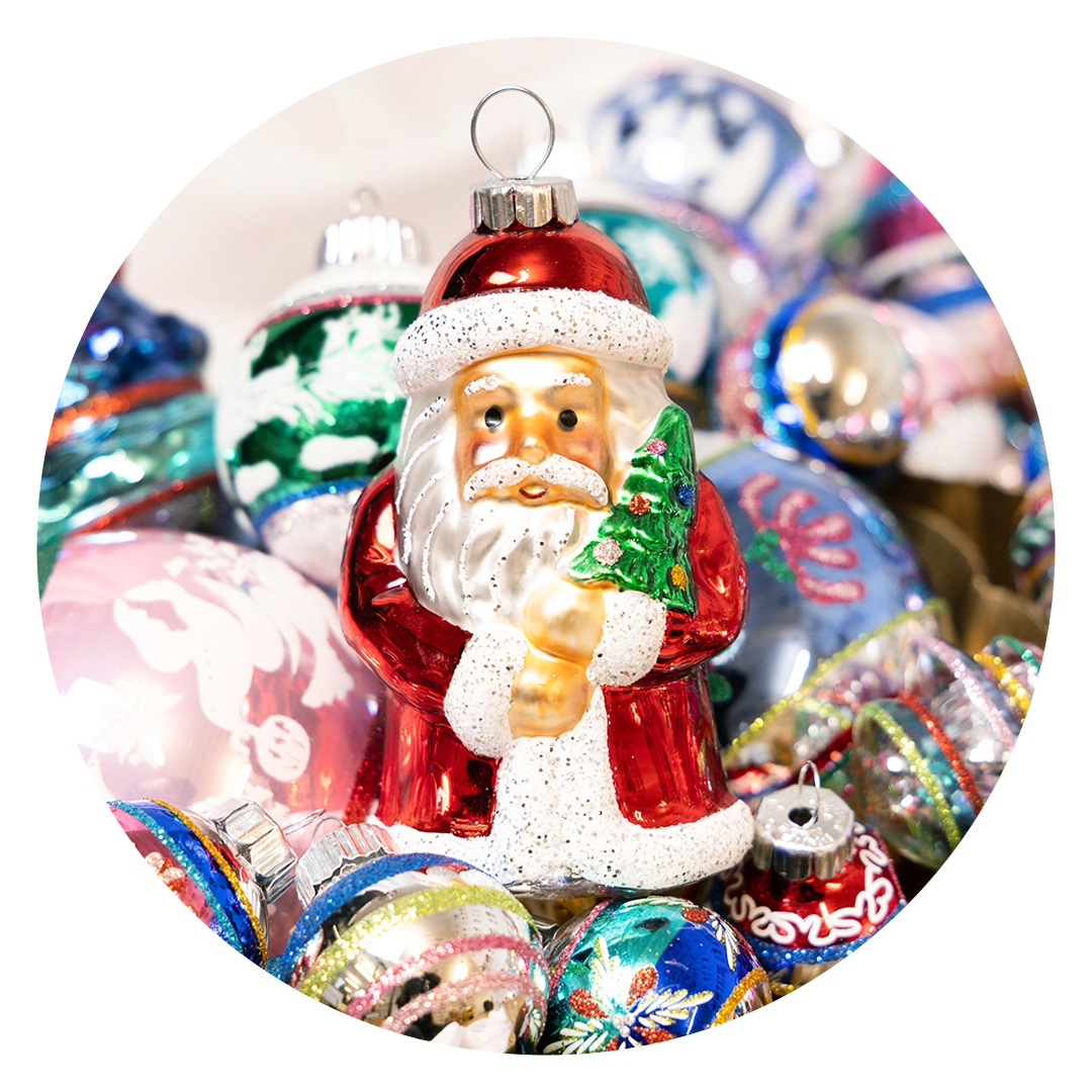 Crafted with the playful spirit of mid-century Christmas decorations — bright, joyful, and full of character.