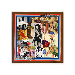Ellie Gilchrist's Empowered Cowgirl Scarf blends bold Western flair with luxe art, pre-framed in UV acrylic shadowbox—ready to hang and make a statement.