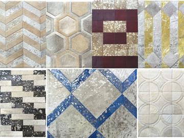 stitched cowhides