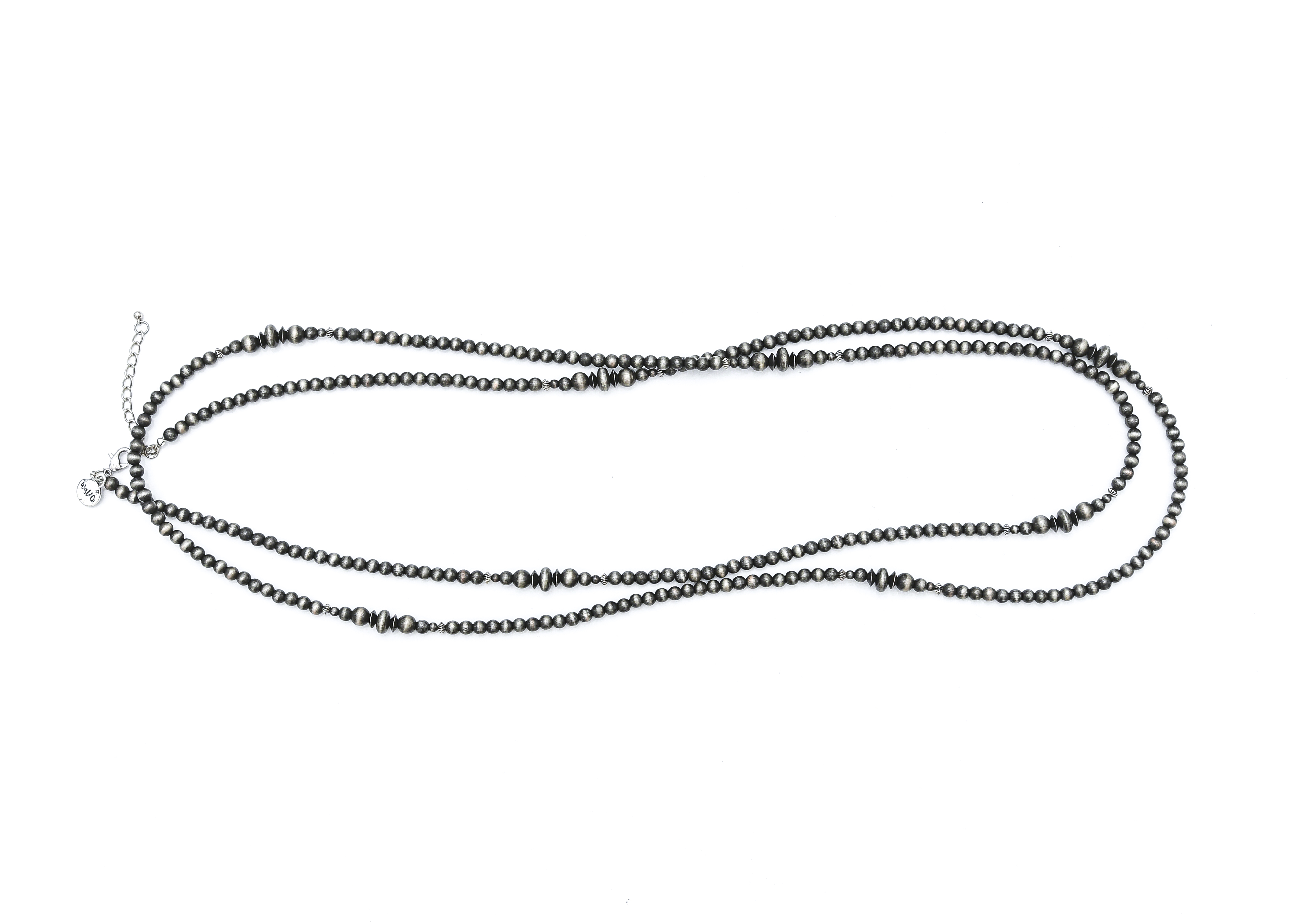 66" Danity Faux Navajo Pearl Necklace