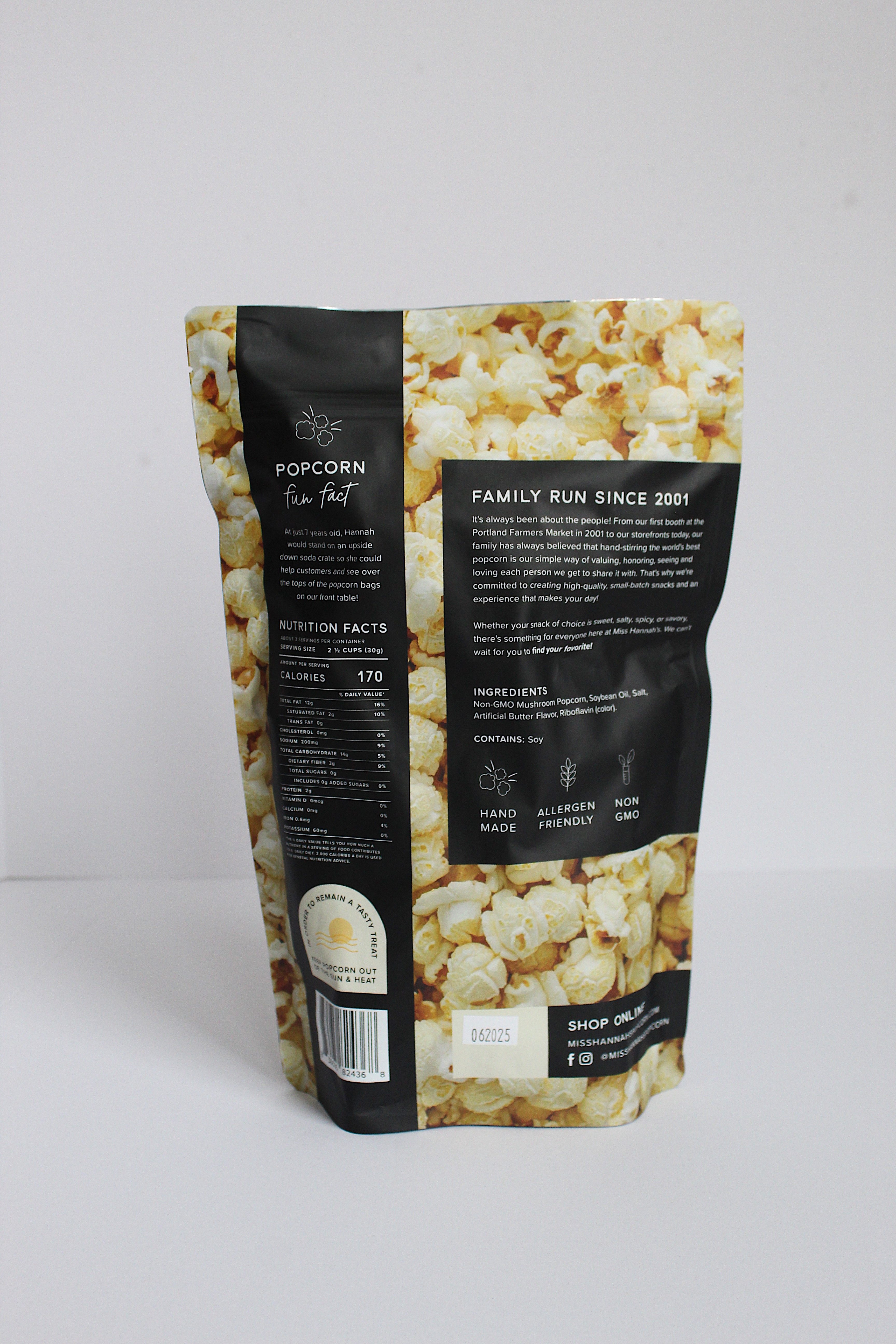 Front Profile of Buttery Salt