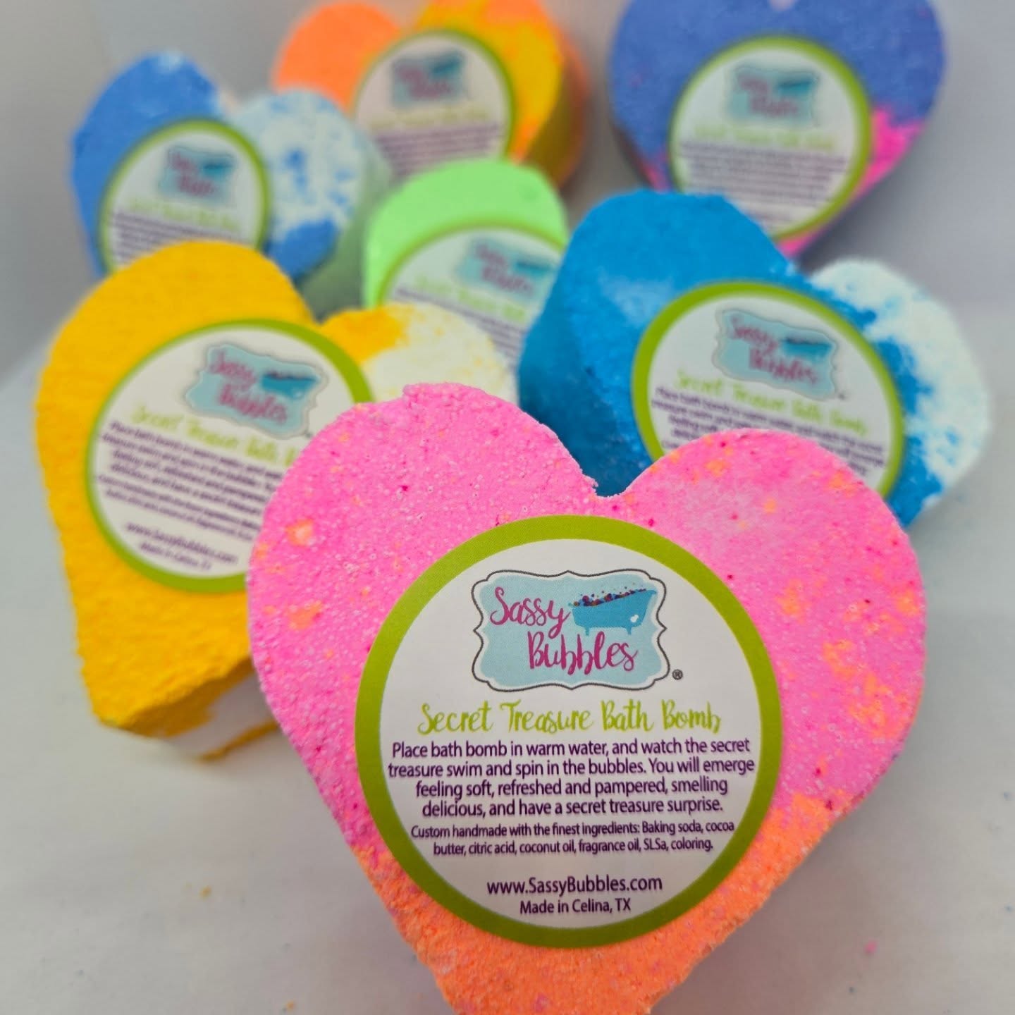 These hearts contain hidden secret treasures.