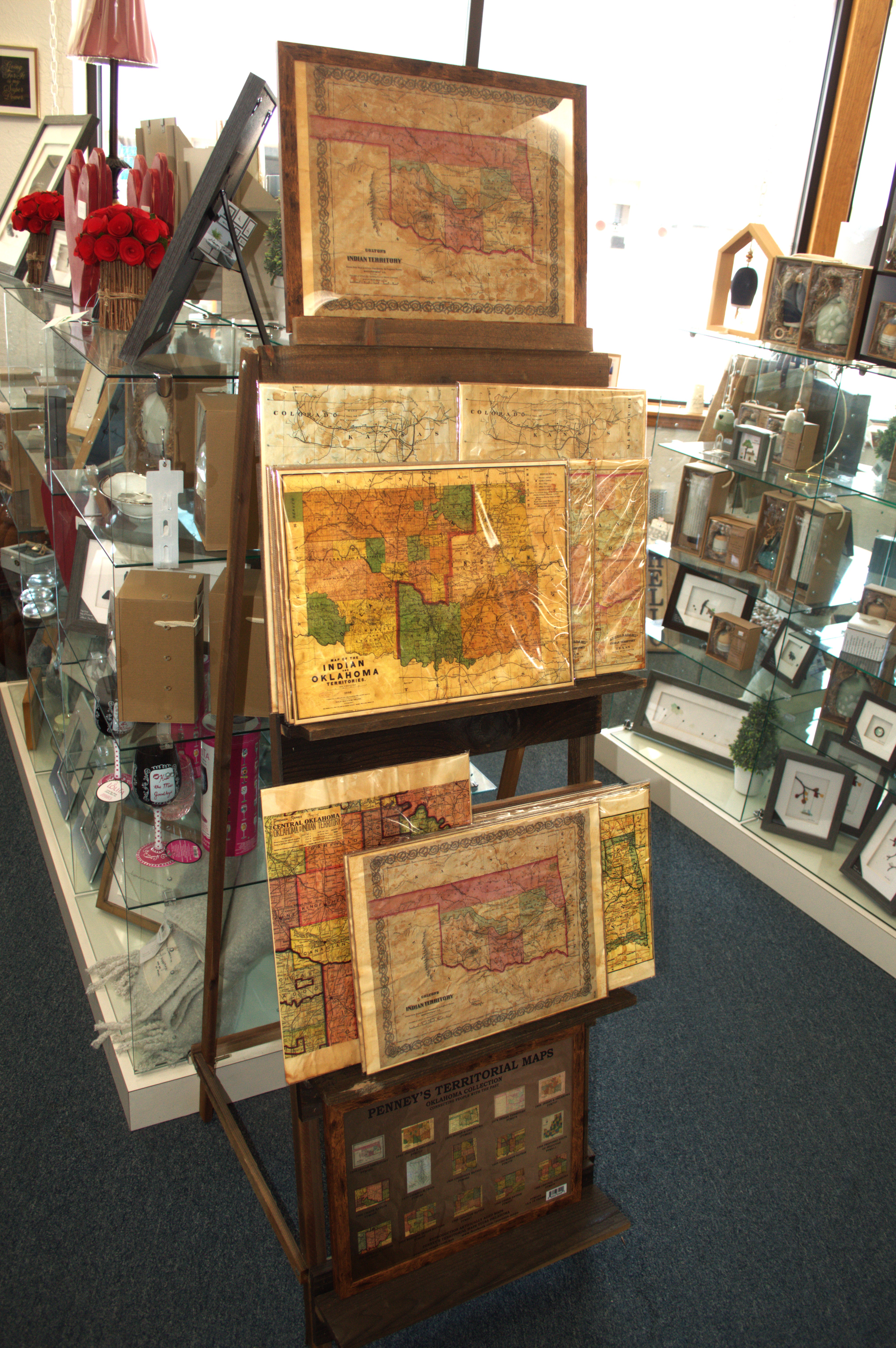 Freestanding in store display