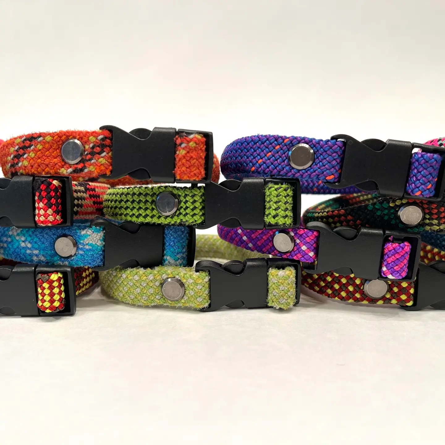 Bracelet made from retired climbing rope