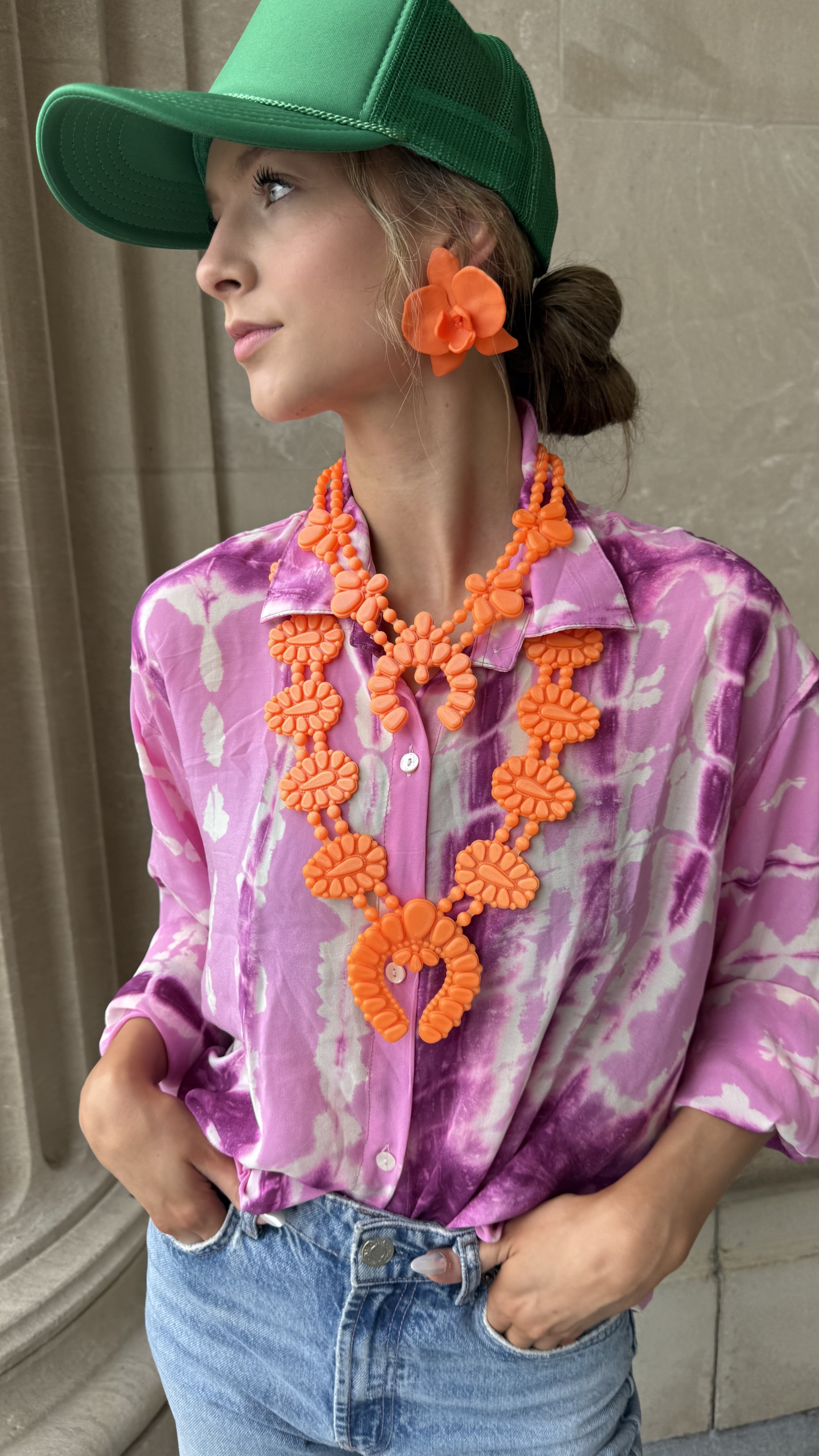 Rahya Jewelry Statement Necklace 