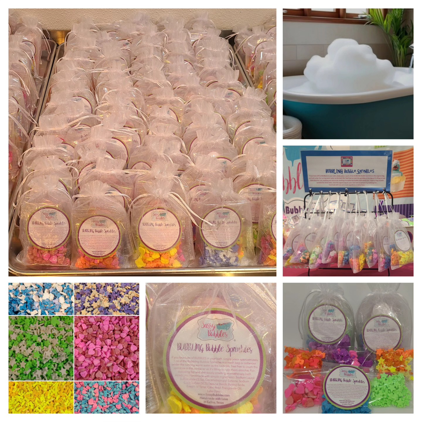 Our BUBBLING Sprinkles make LOTS OF BUBBLES!