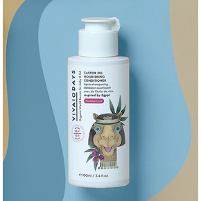 Silicone-free rinse-off conditioner inspired by Egypt. Castor and Sweet Almond oils help nourish, detangle, strengthen, and leave kids’ and family hair soft, shiny, and manageable.