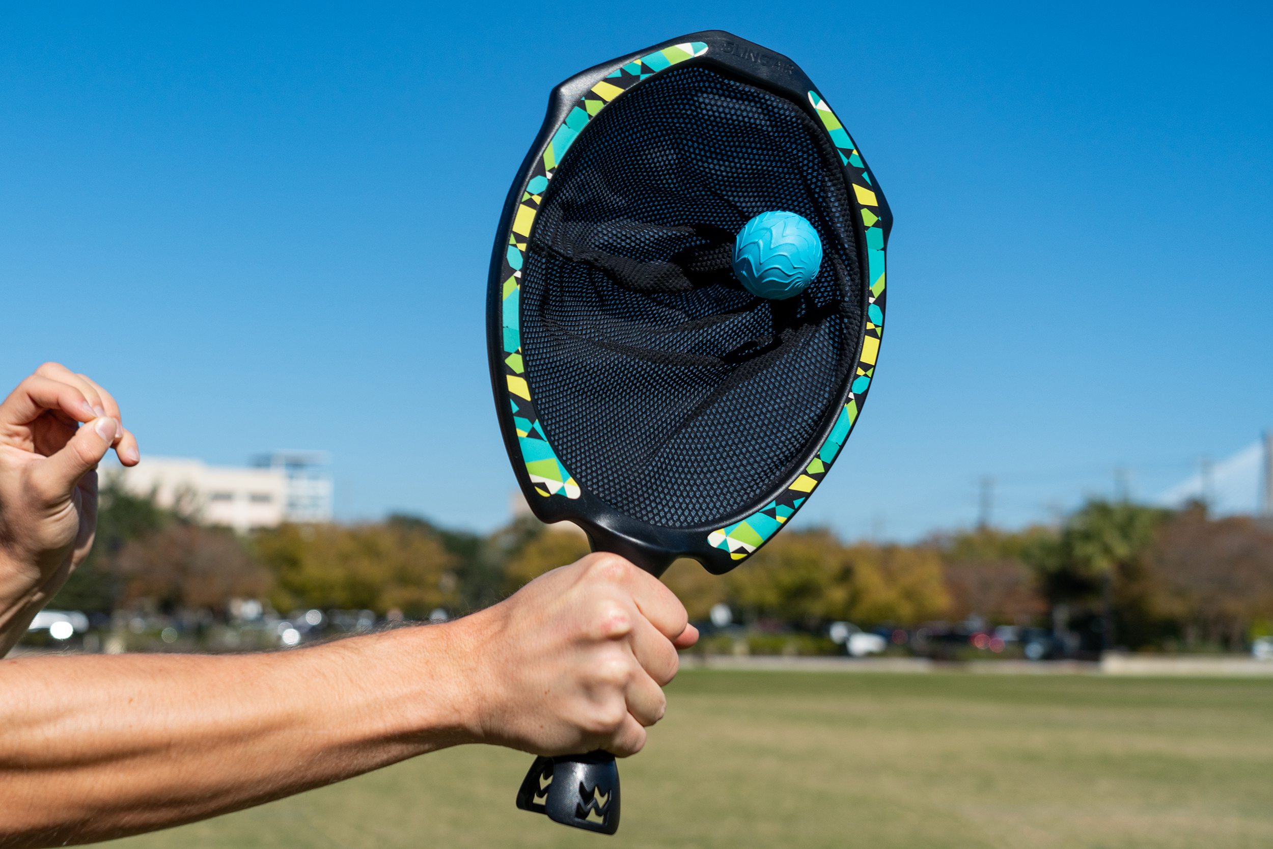 Slingshot Launcher and Catch Game - 2 Sling Nets and 2 Balls included