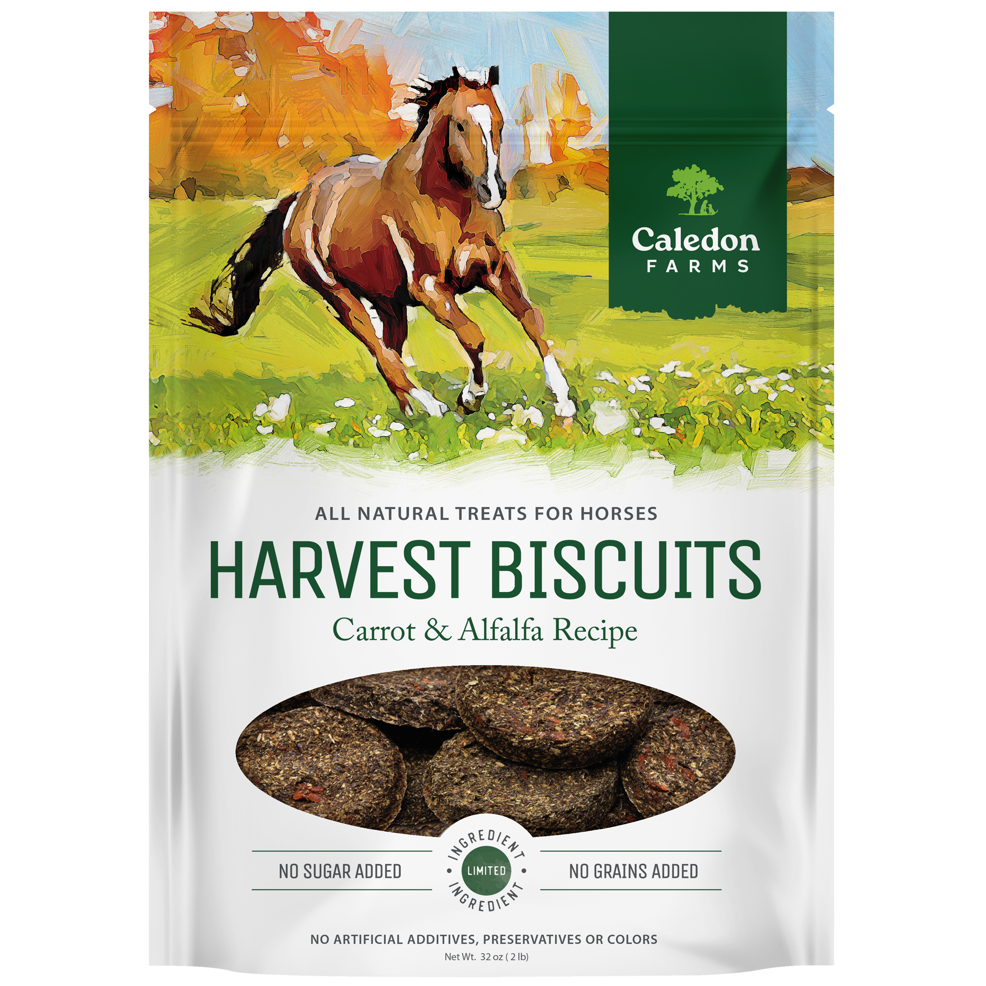 With just 6 simple, all-natural ingredients, these biscuits are free from artificial additives, colors, and preservatives, so you know exactly what you’re feeding your horse.