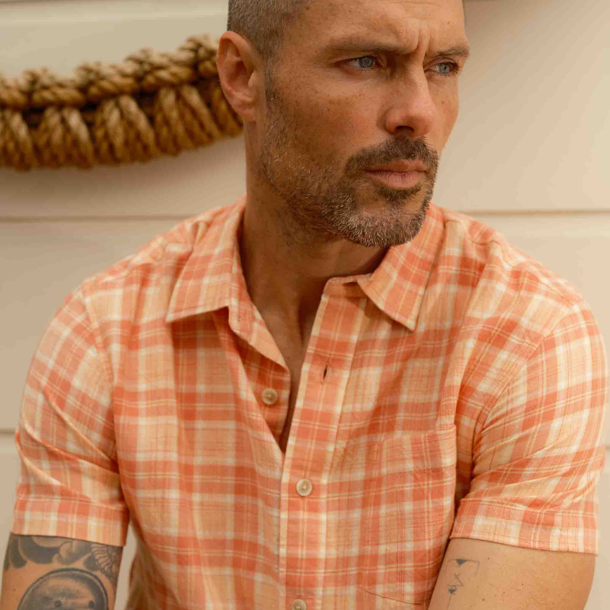 Light weight Power Loom Short Sleeve Shirt