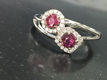 Pink Sapphires Ring