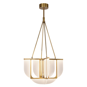 The Anders Collection is a modern take on a traditional style. With the use of light guide technology mixed with Art Deco-inspired structures, we create a truly decorative light guide chandelier.