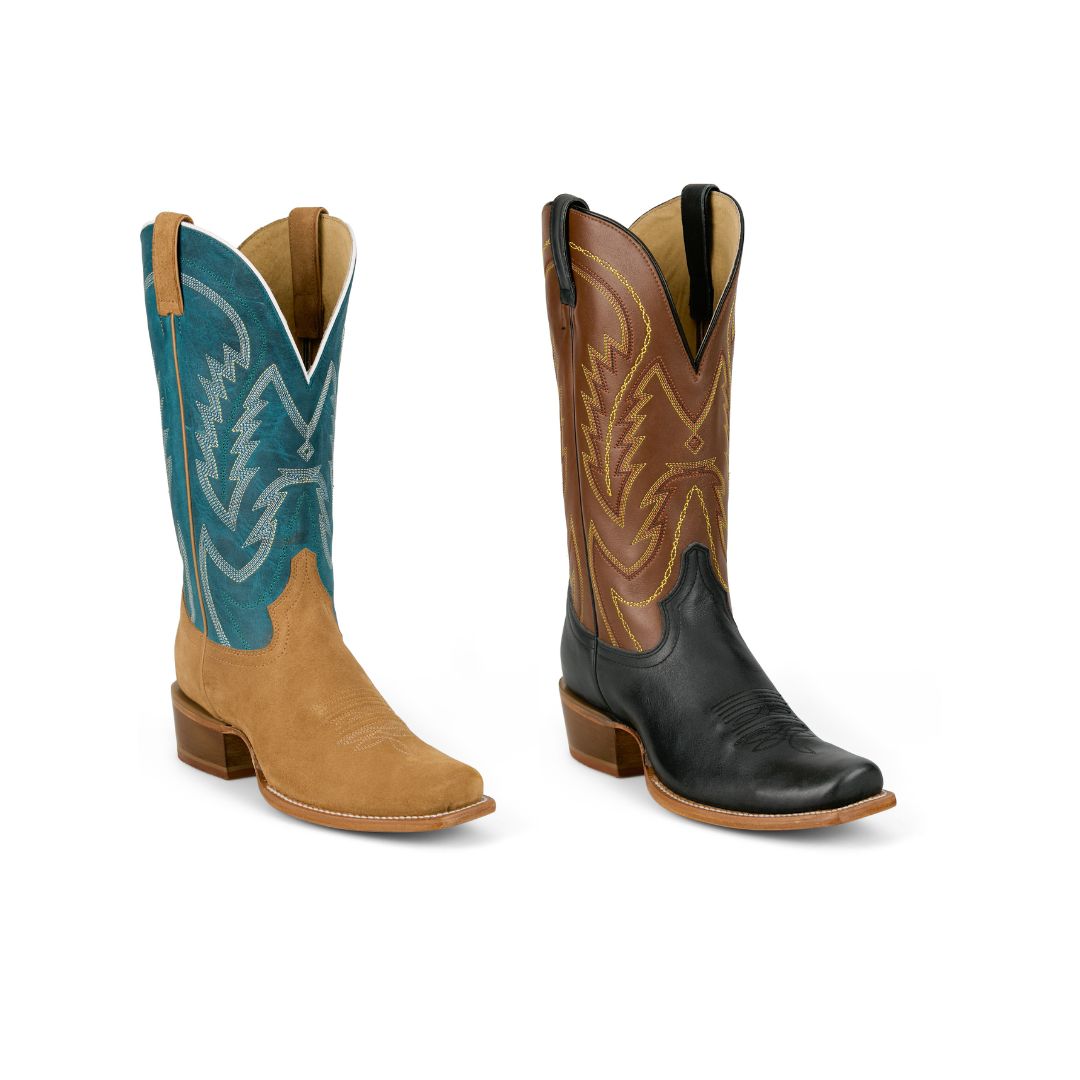 13" men's cutter toe boots from Tony Lama's Arena collection. 