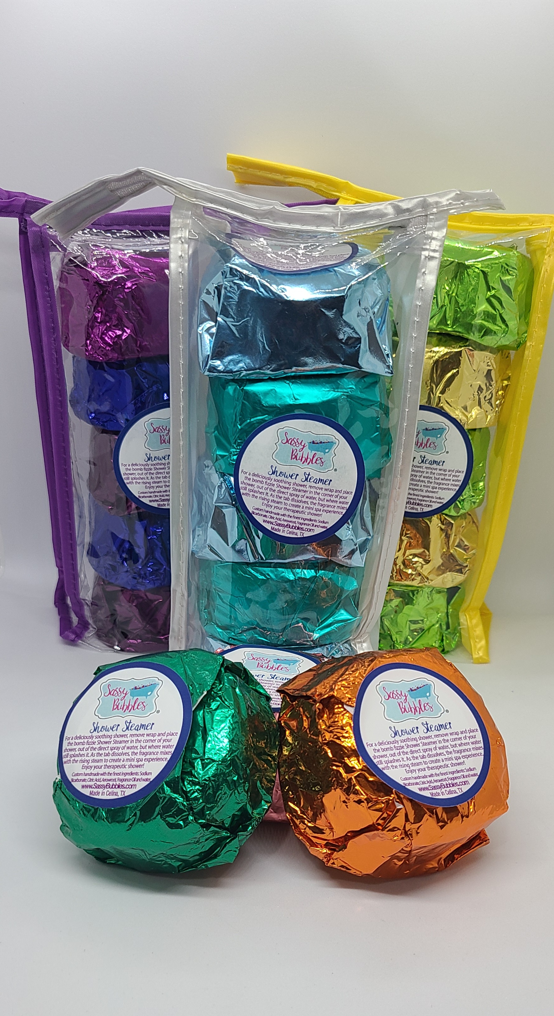 Our shower steamers are really dense and last multiple showers. 