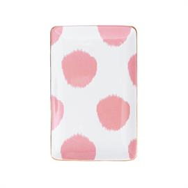 carol & frank- Hibiscus Dot Trinket Tray