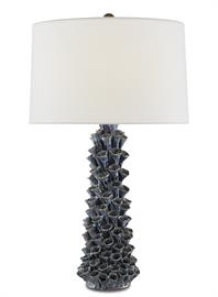 Sunken Blue Table Lamp