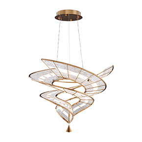 Aurora Medium Chandelier, part of the Aurora Collection