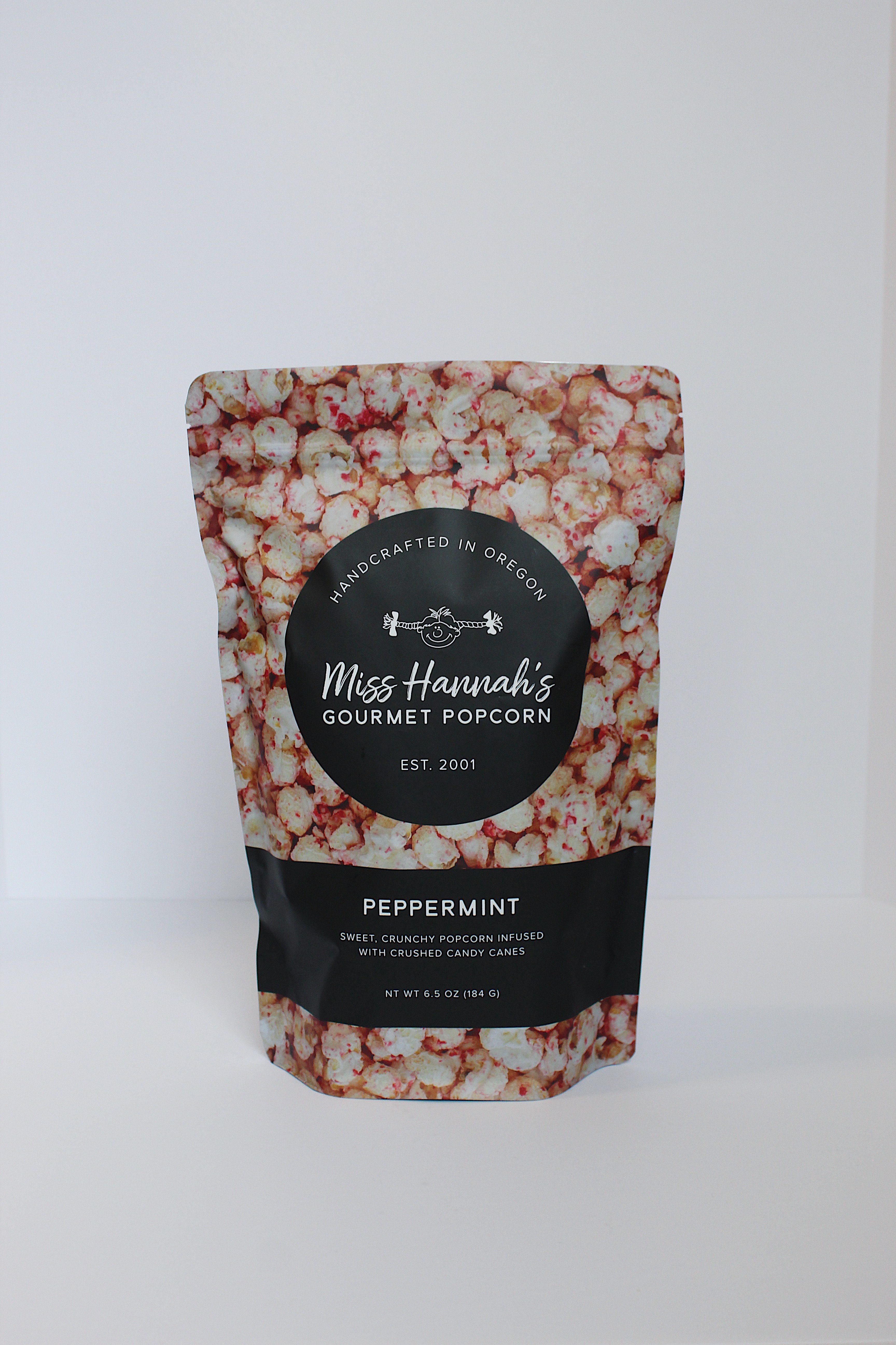 Front Profile of Peppermint Gourmet Popcorn