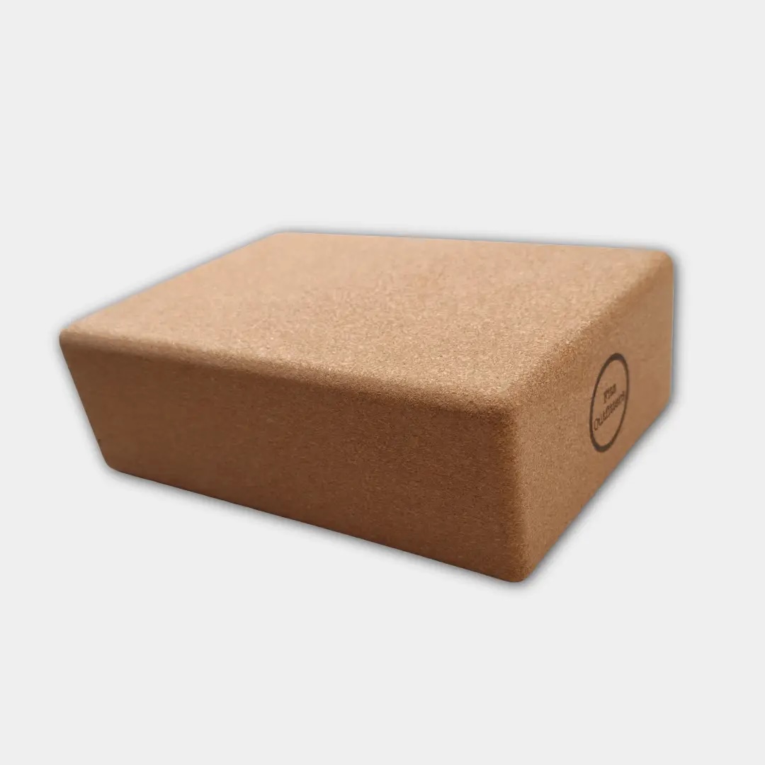 Cork yoga block