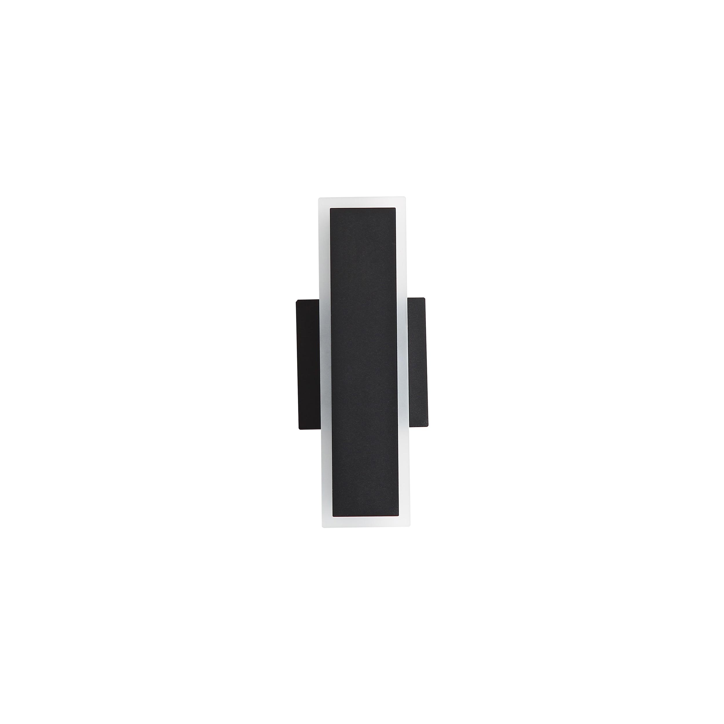 Obsidian 12" Outdoor Wall Light - Sand Black