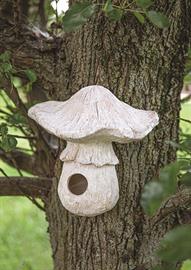 Resin Mushroom Birdhouse
