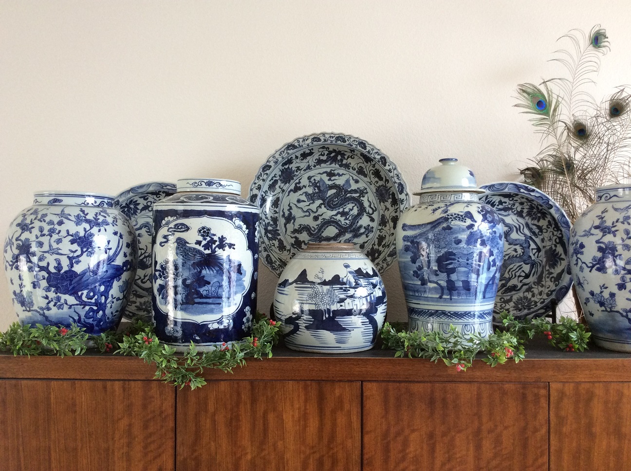 Classic blue and white porcelains 
