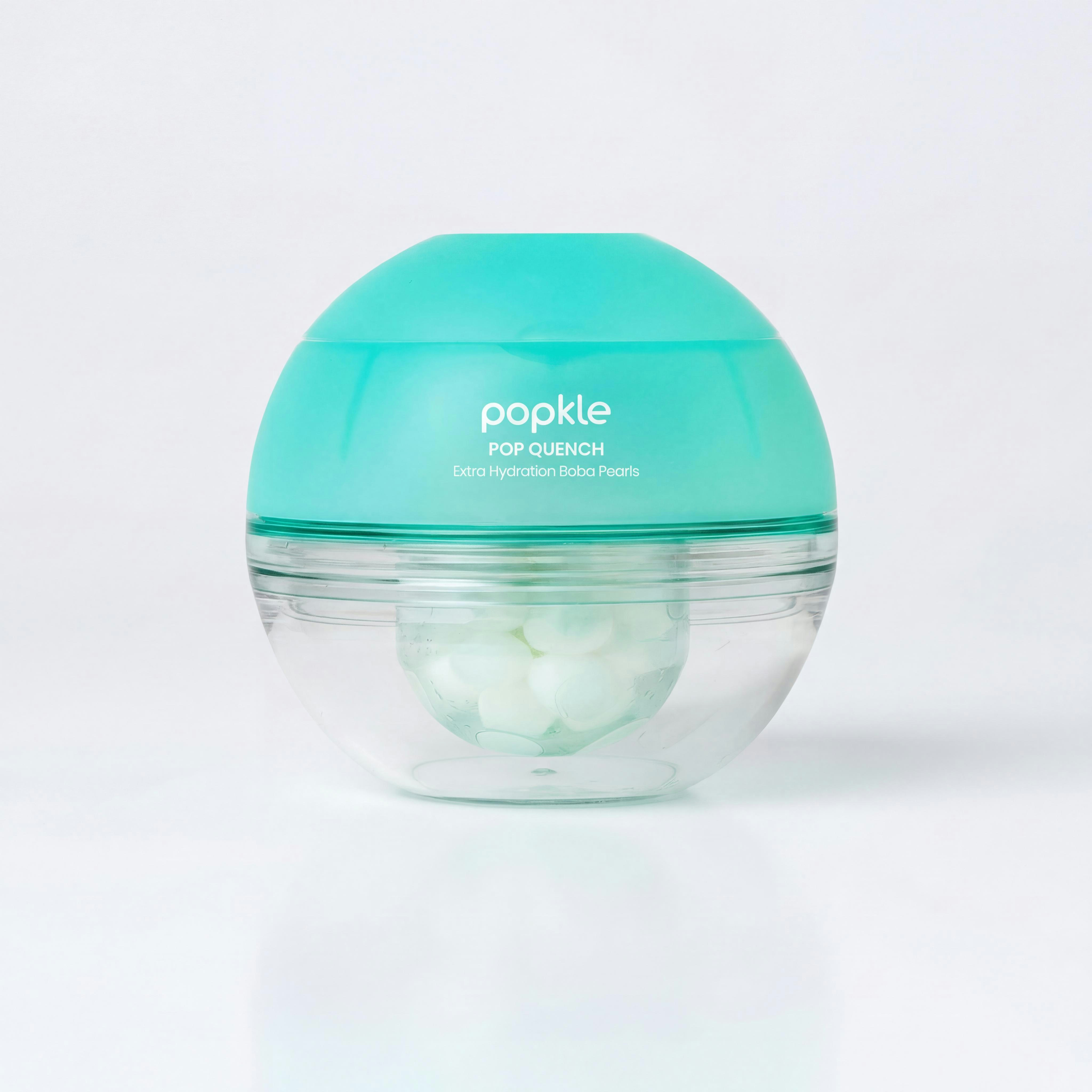 Pop Quench Boba Pearls deliver deep hydration with a 10-layer hyaluronic acid complex and ceramides to plump, soften, and restore glow. Mix into Pop Base Gel Cream for a dewy, quenched complexion. 💧✨