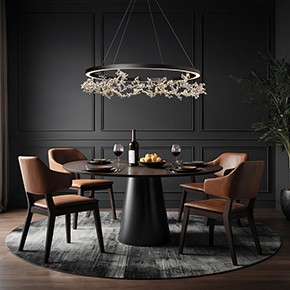 Coral LED Ring Pendant