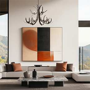 Caribou 9-Light Tiered Chandelier