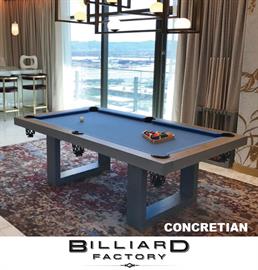 BF Custom - Concretian Pool Table (cement)
