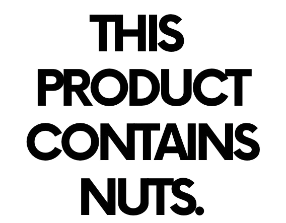 This Product Contains Nuts logo