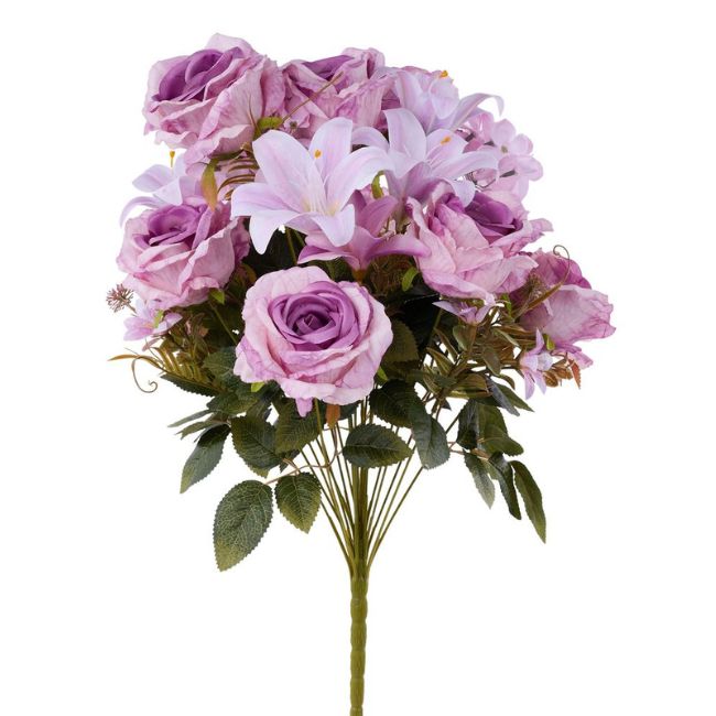 Designed with durable, malleable stems, these vibrant multi-bloom bushes make it effortless to fill large containers, design seasonal centerpieces, or elevate your displays.