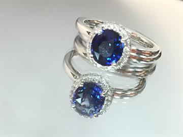 Sapphire Engagement Ring