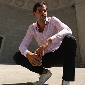 Our long sleeve shirt is perfect for weekend getaways and business trips. The 4-way stretch will keep it wrinkle-free and you cool no matter where you go.