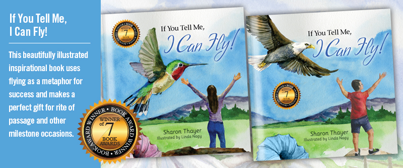 In inspirational gift book (male and female) encouraging teens and pre-teens to follow their dreams, and letting them know you believe in them.