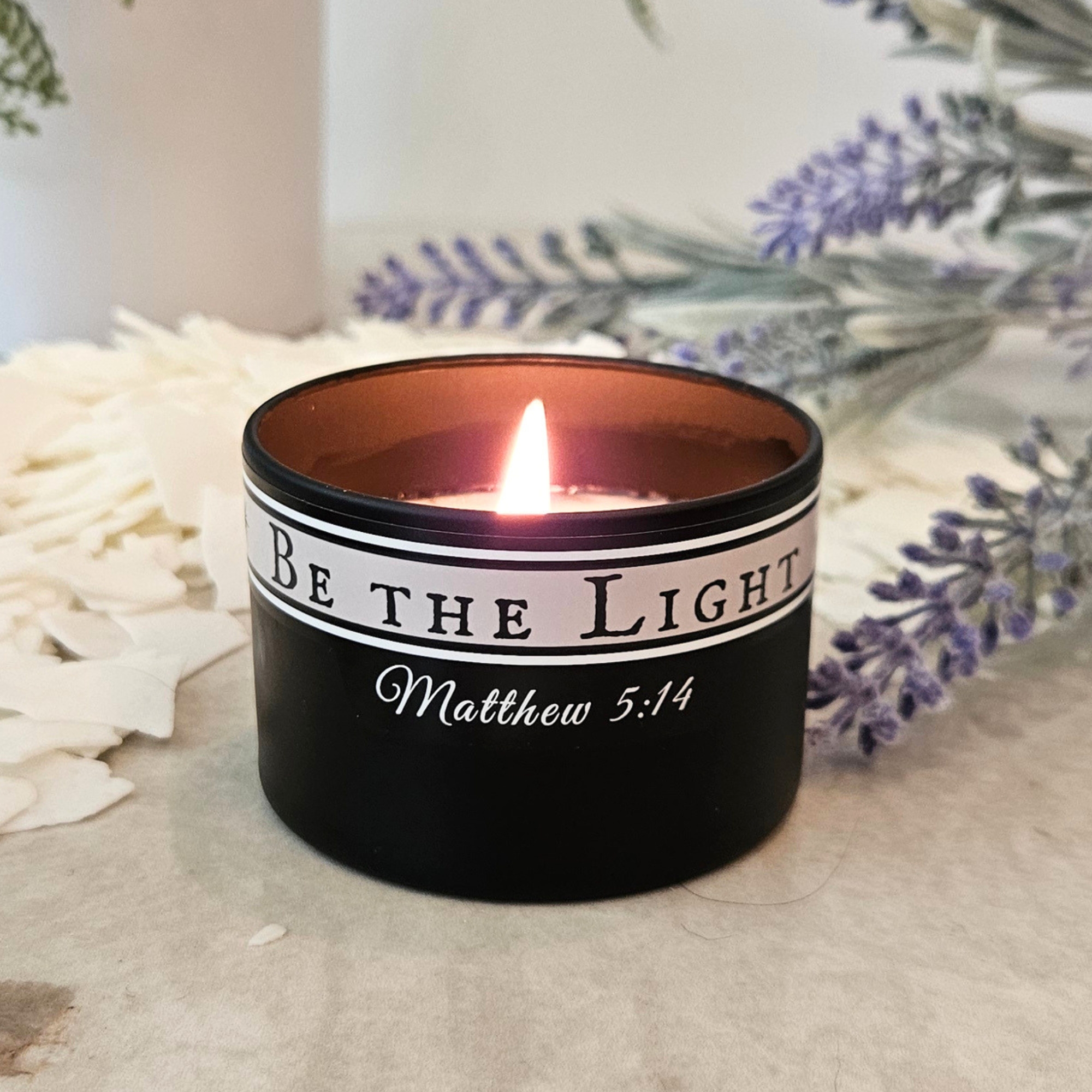 Natural Soy-Coconut Wax Reveal Tin Candle