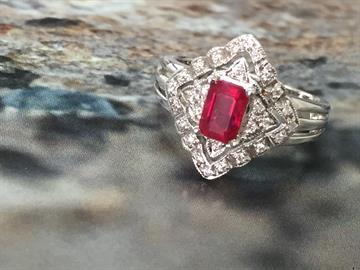 Ruby and Diamond Ring