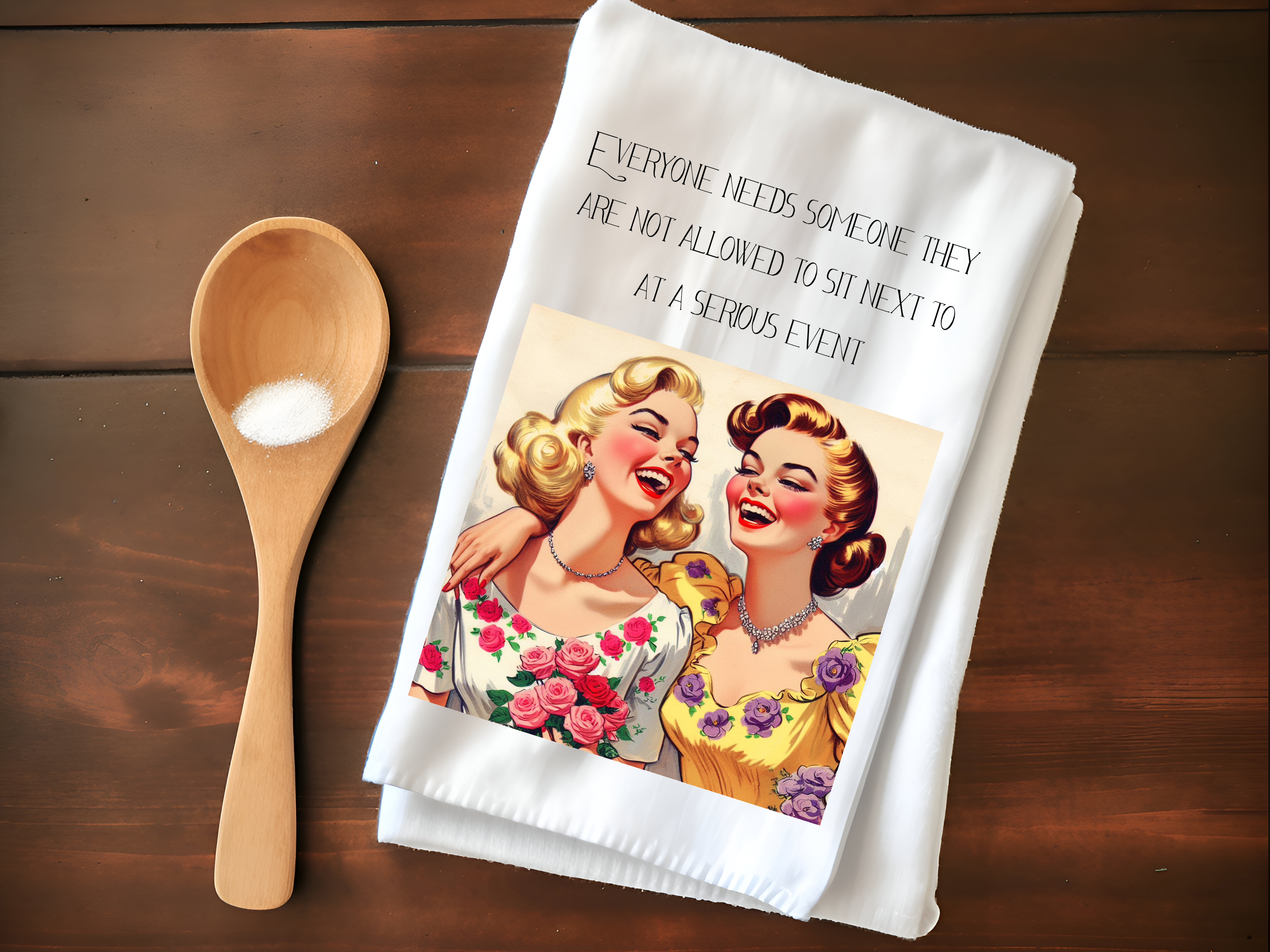Sassy Girl Dish Towel