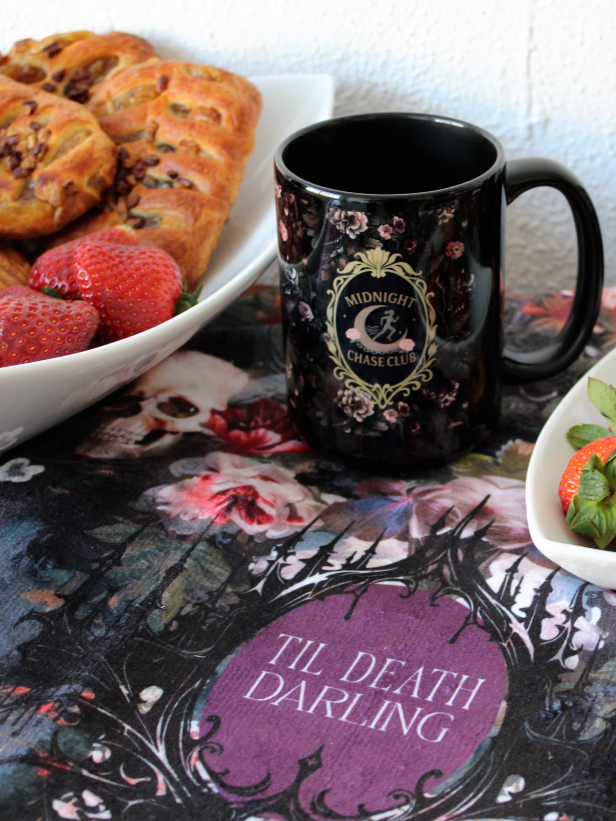 Dark Romance Inspired Tea Towel