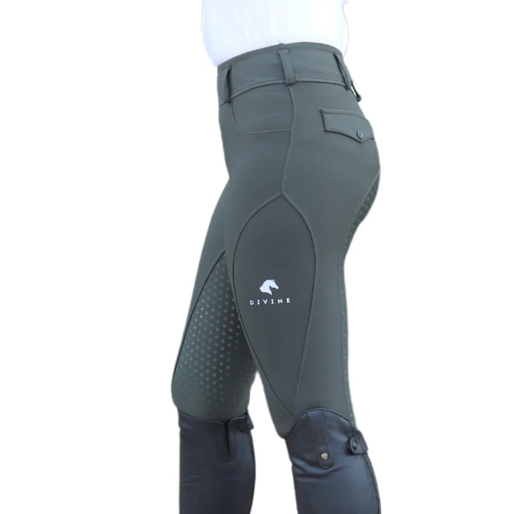 Website Photo of Forest Green Comfort Grip Leggings