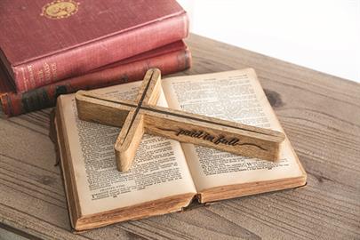 Paid in Full Wooden Cross