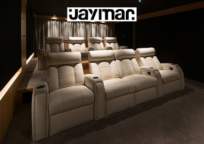 High-End, Contemporary Media Room Furniture, Custom-Made with Unparalleled Comfort