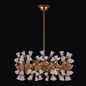 Capturing the elegance of a crown of flowers, the exquisite Bella Collection by Kalco designer Claire Kessler merges Art Nouveau and Art Deco influences.