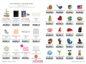Opening order for a new nora fleming retailer