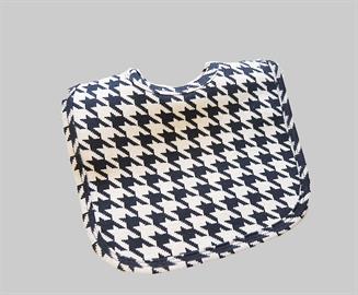 Houndstooth Toddler Bibs