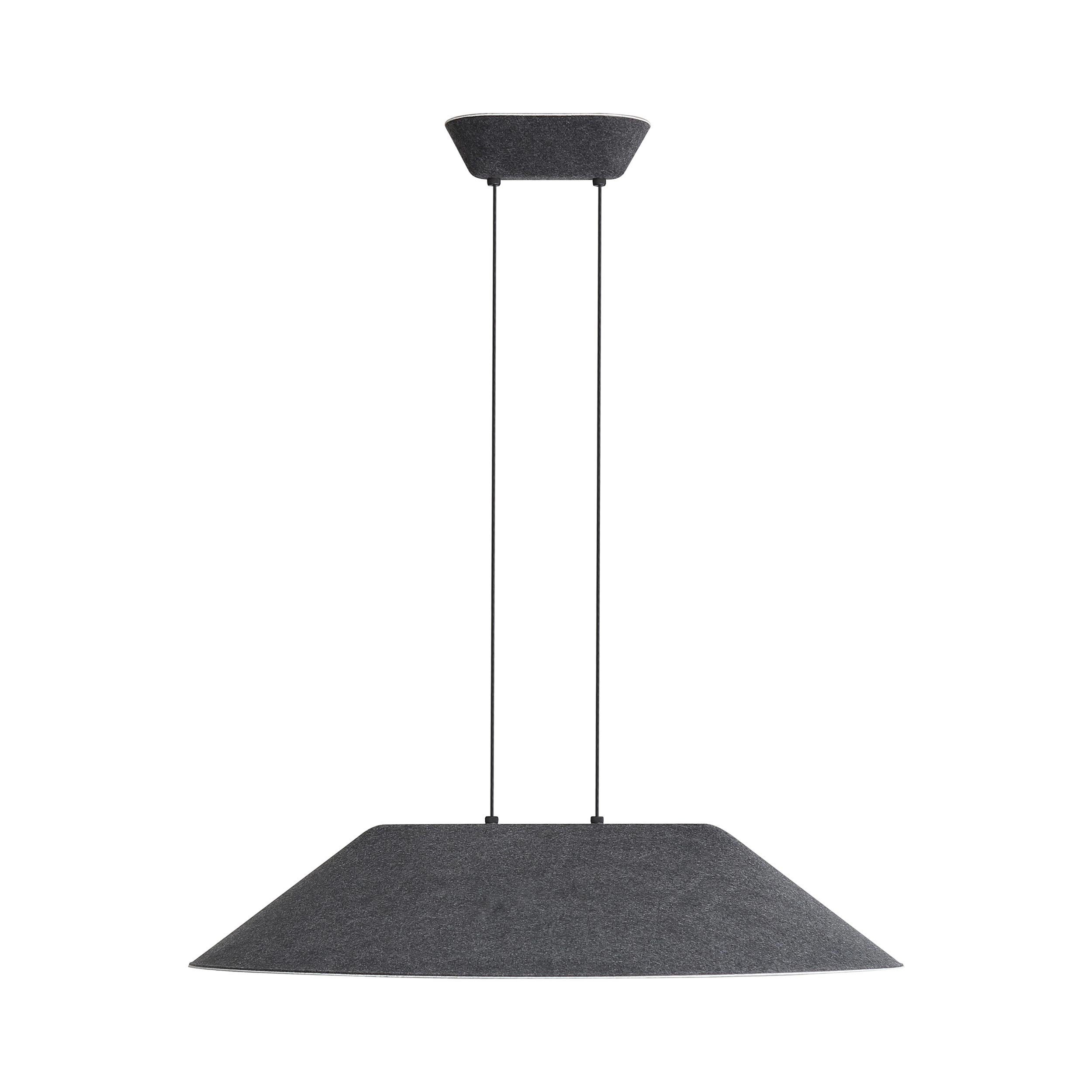 Faroe 30" Pendant - Flecked Black and Grey