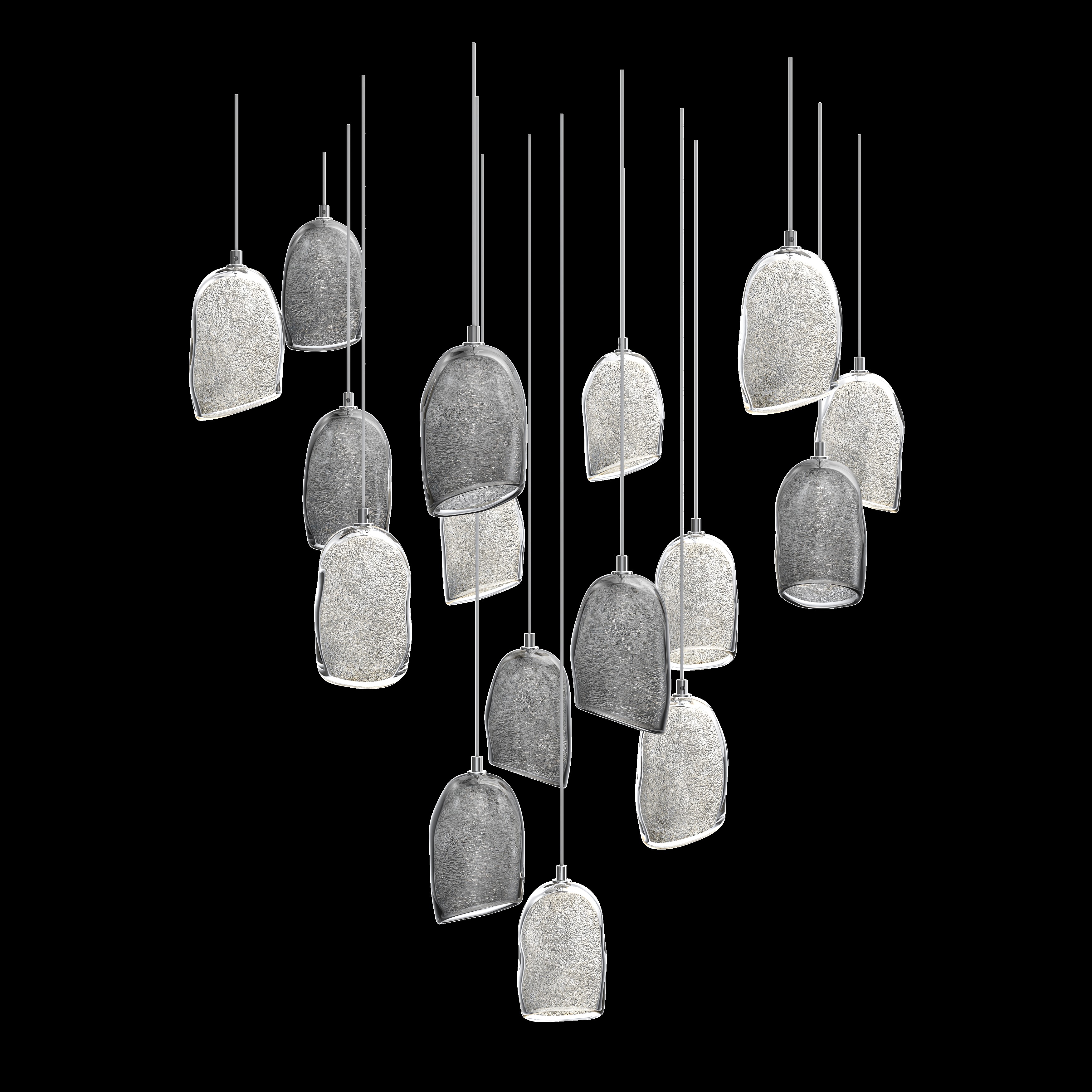 Star Dust Crystal Pendant for interior of the lobby, living room, staircase, entranceway
