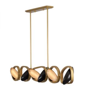 Drawing inspiration from artistic sculptures, the Onyx Collection is meticulously constructed using steel and frosted crackle glass. 