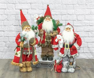 Winter Wonderland Santa 3 Asst.