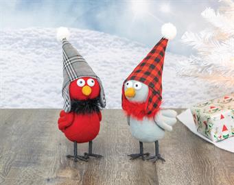 Wide-Eyed Christmas Bird 2 Asst. 